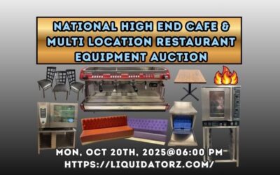 National High End Cafe & Multi Location Restaurant Equipment