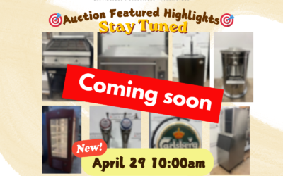 April29 @ 10AM – Massive Equipment Auction – Ice Machines, Slush & Summer Essentials!