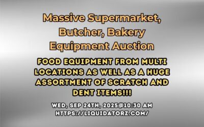 Massive Supermarket, Butcher, Bakery Equipment Auction