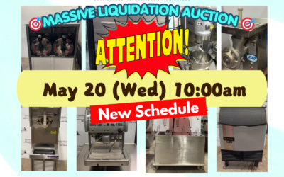 Auction May20@10AM- National High-End Café & Multi-Location Restaurant Equipment & Art Sale!