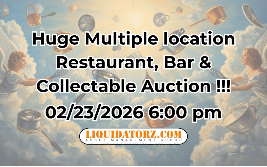 Huge Multiple location Restaurant, Bar & Collectable Auction