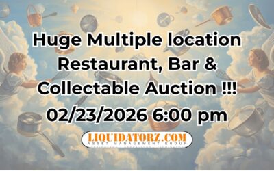 Huge Multiple location Restaurant, Bar & Collectable Auction